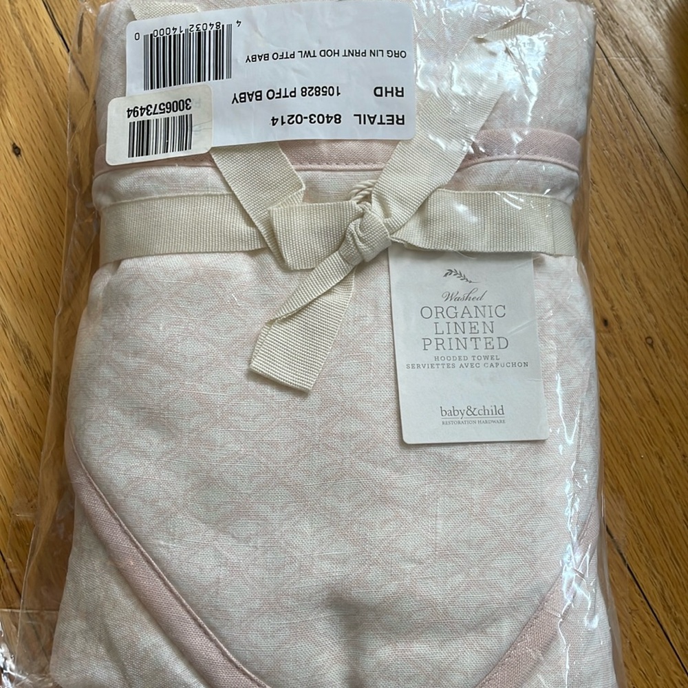 Baby & Child Restoration Hardware Hooded Towel Pink